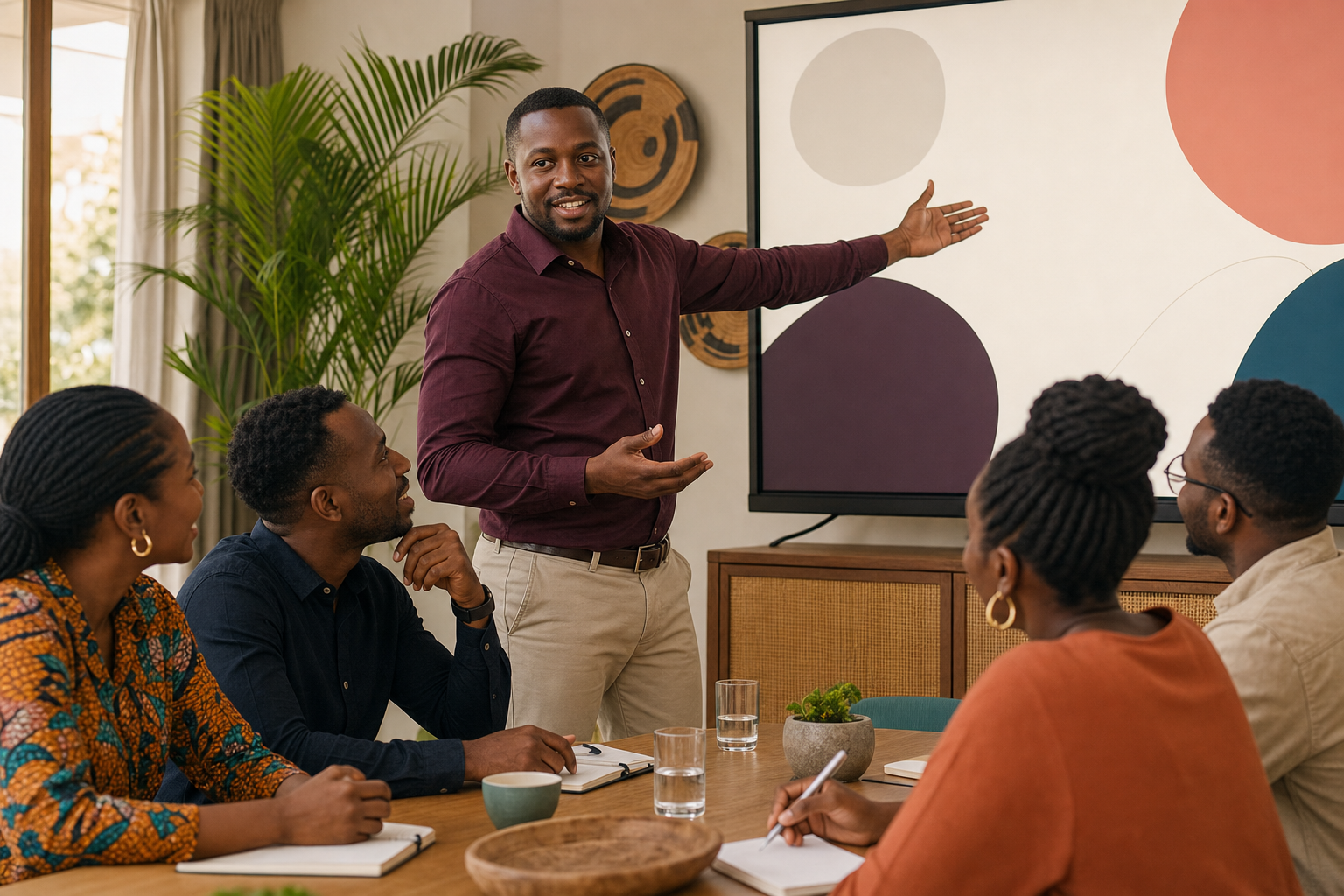 An organizer facilitating a hosted experience